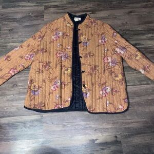 Vintage 1960's Toni Woods New York Asian Inspired Quiltded Jacket